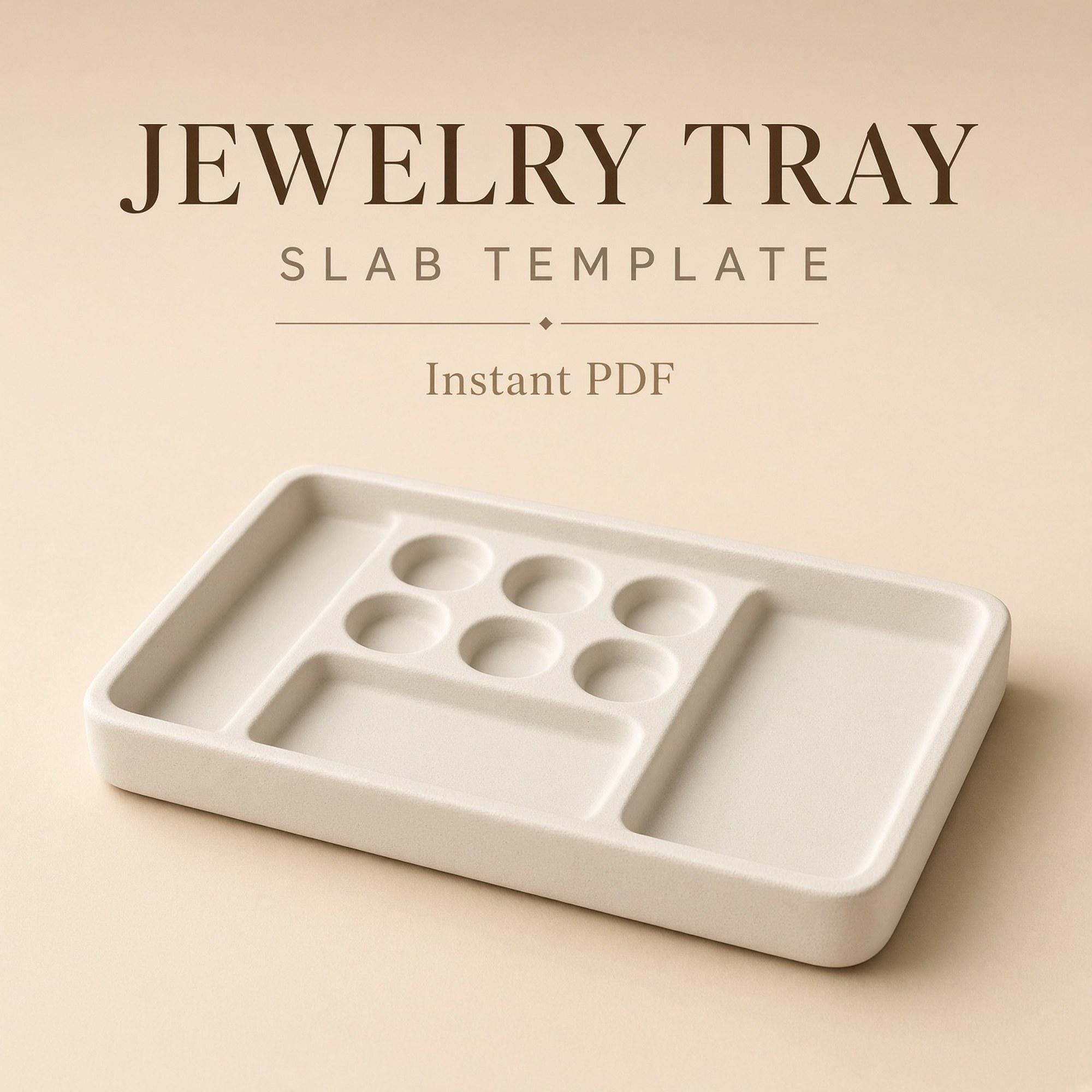 Jewelry Tray Pottery Template