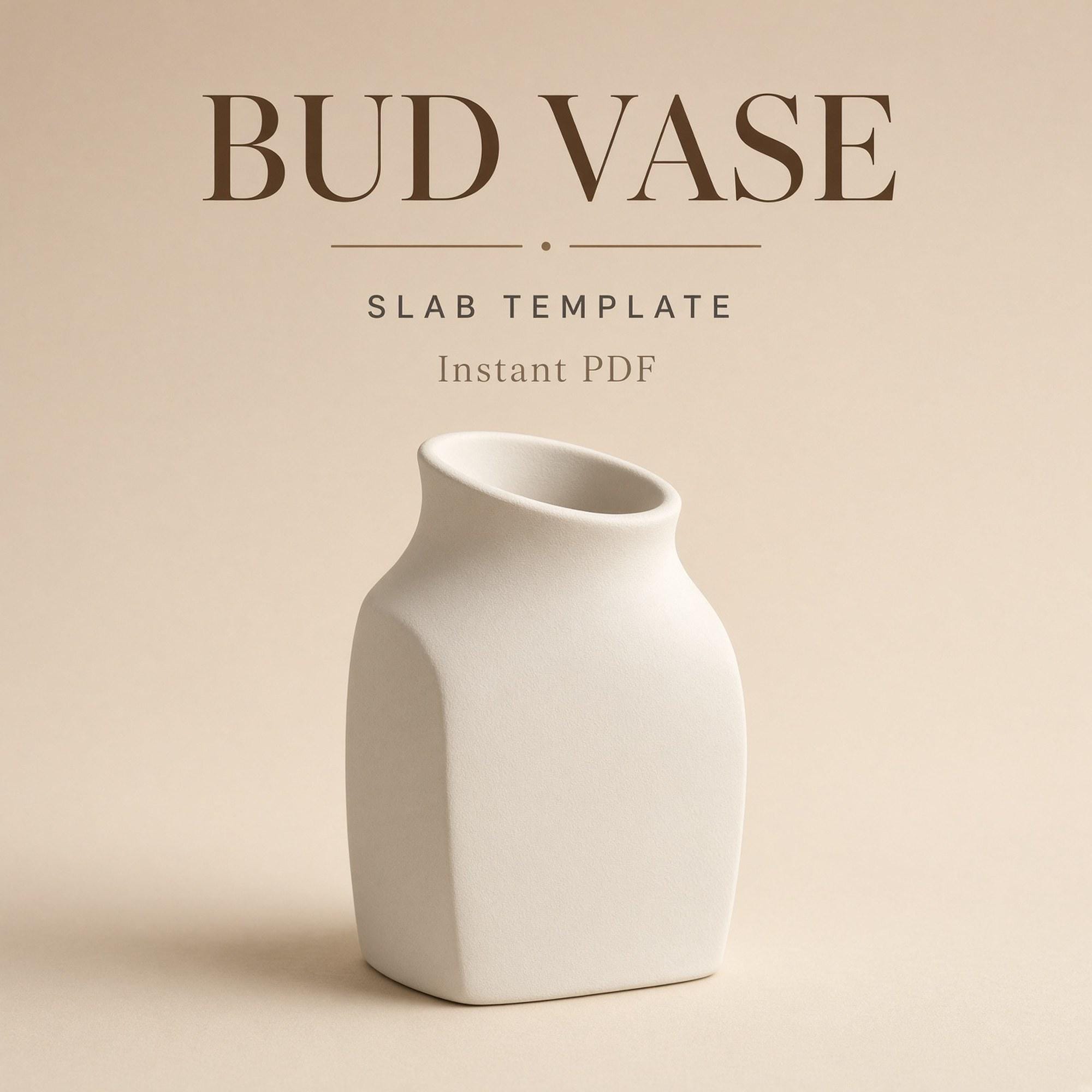 Bud Vase Pottery Template