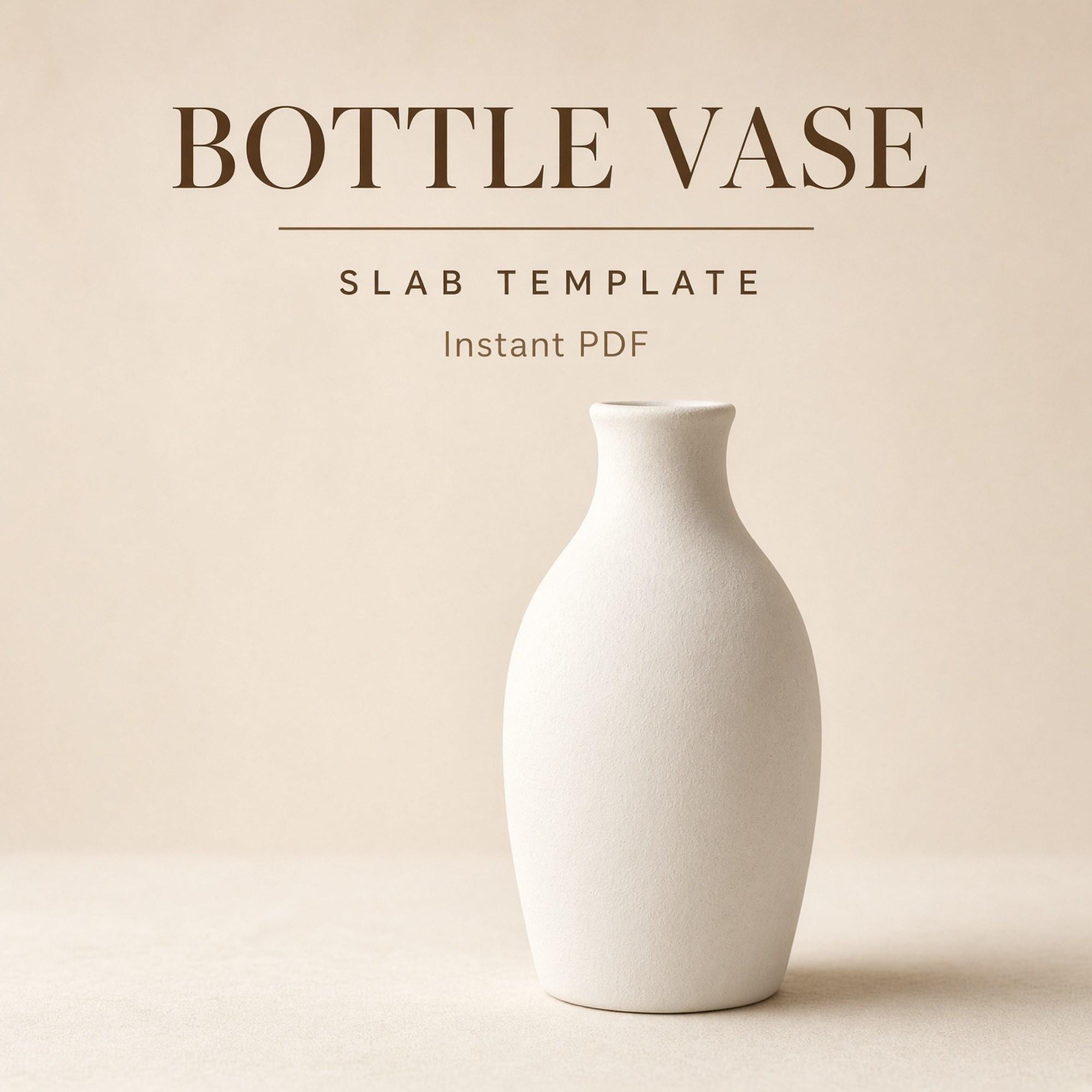 Bottle Vase Pottery Template