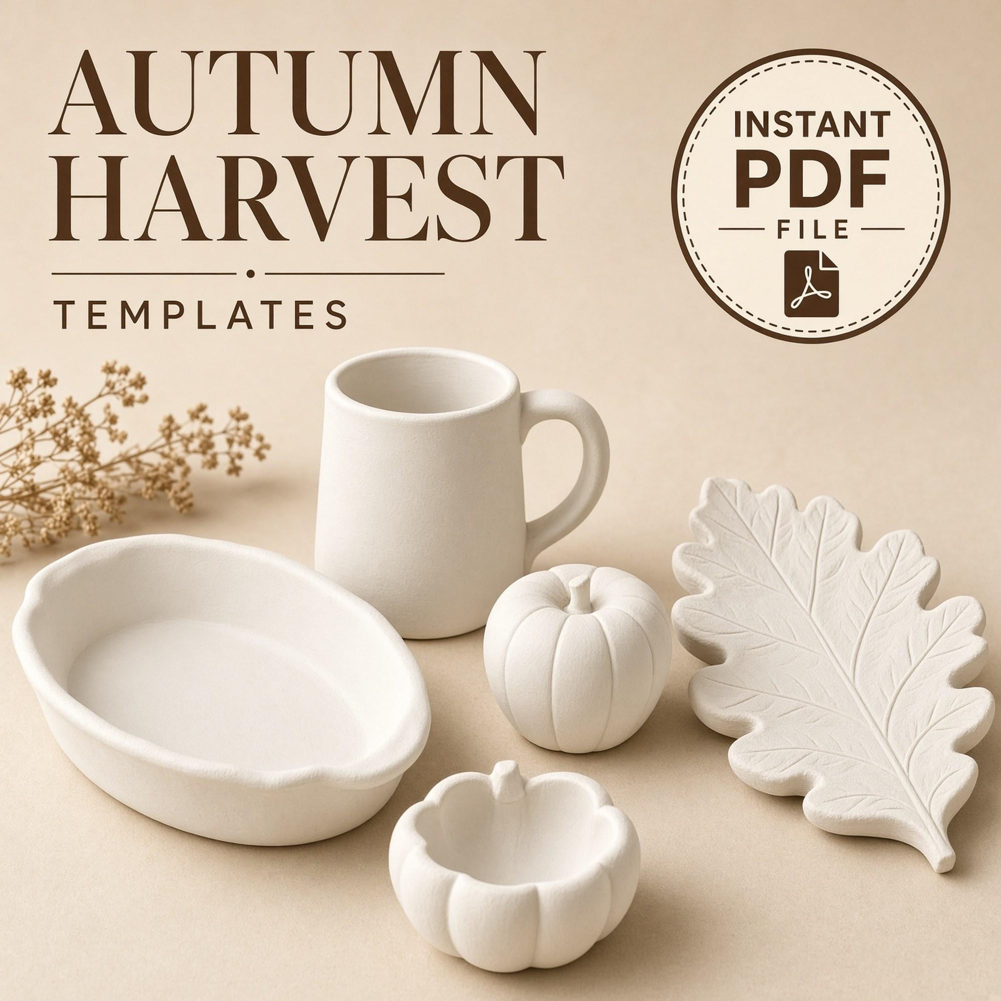 Slab Pottery Autumn Harvest Kit