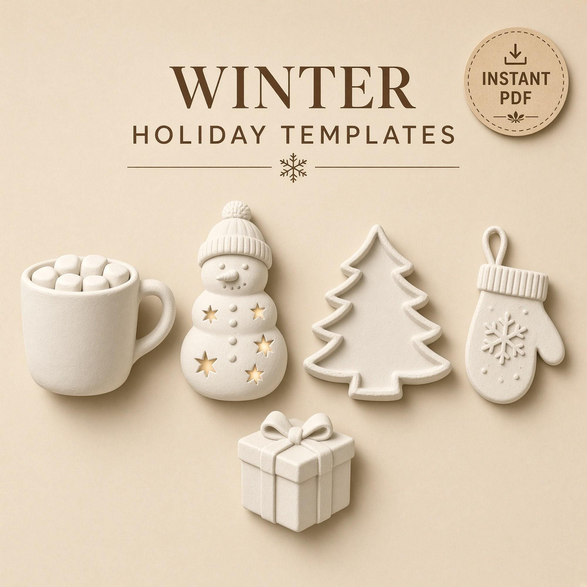 Slab Pottery Winter Holiday Kit