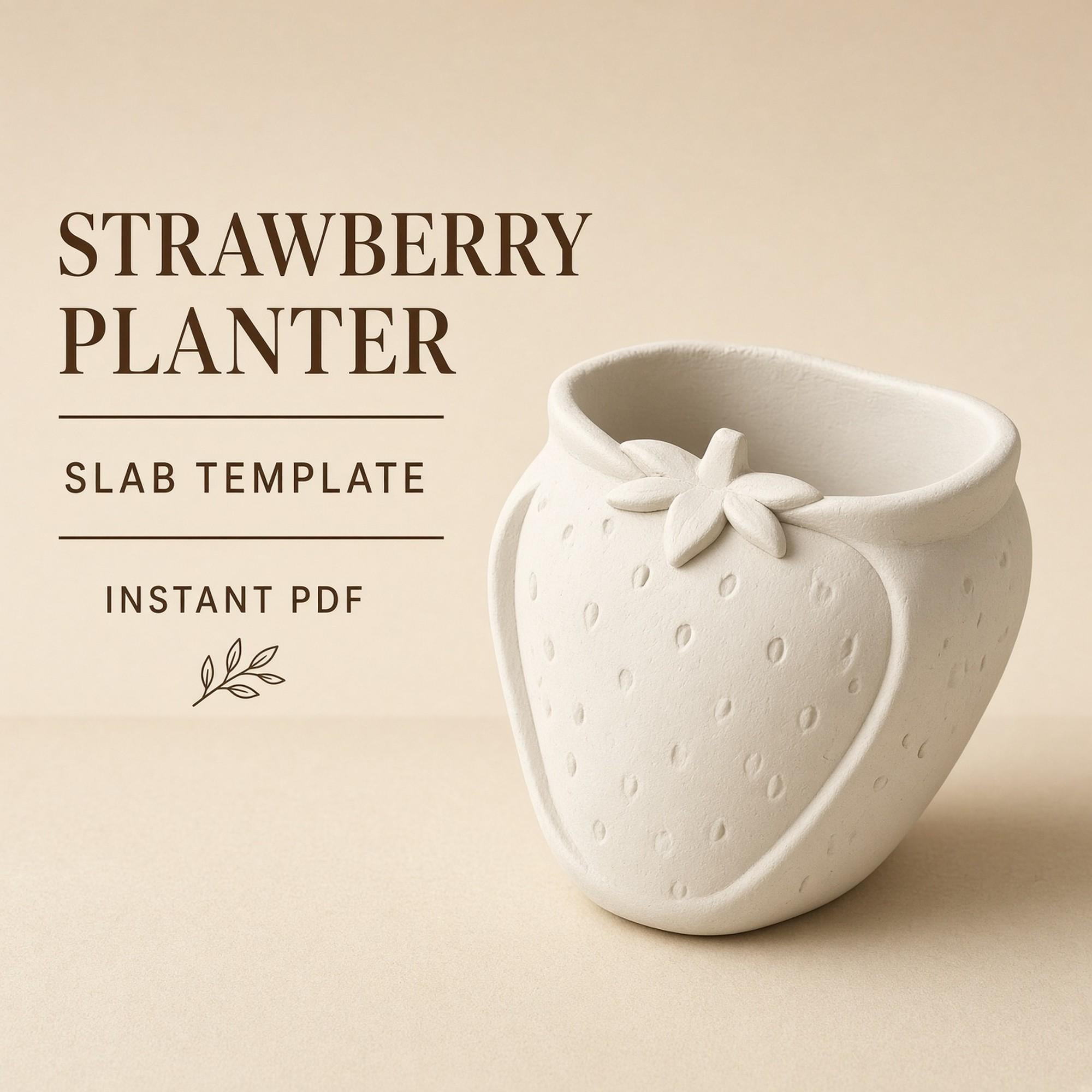 Strawberry Planter Slab Template