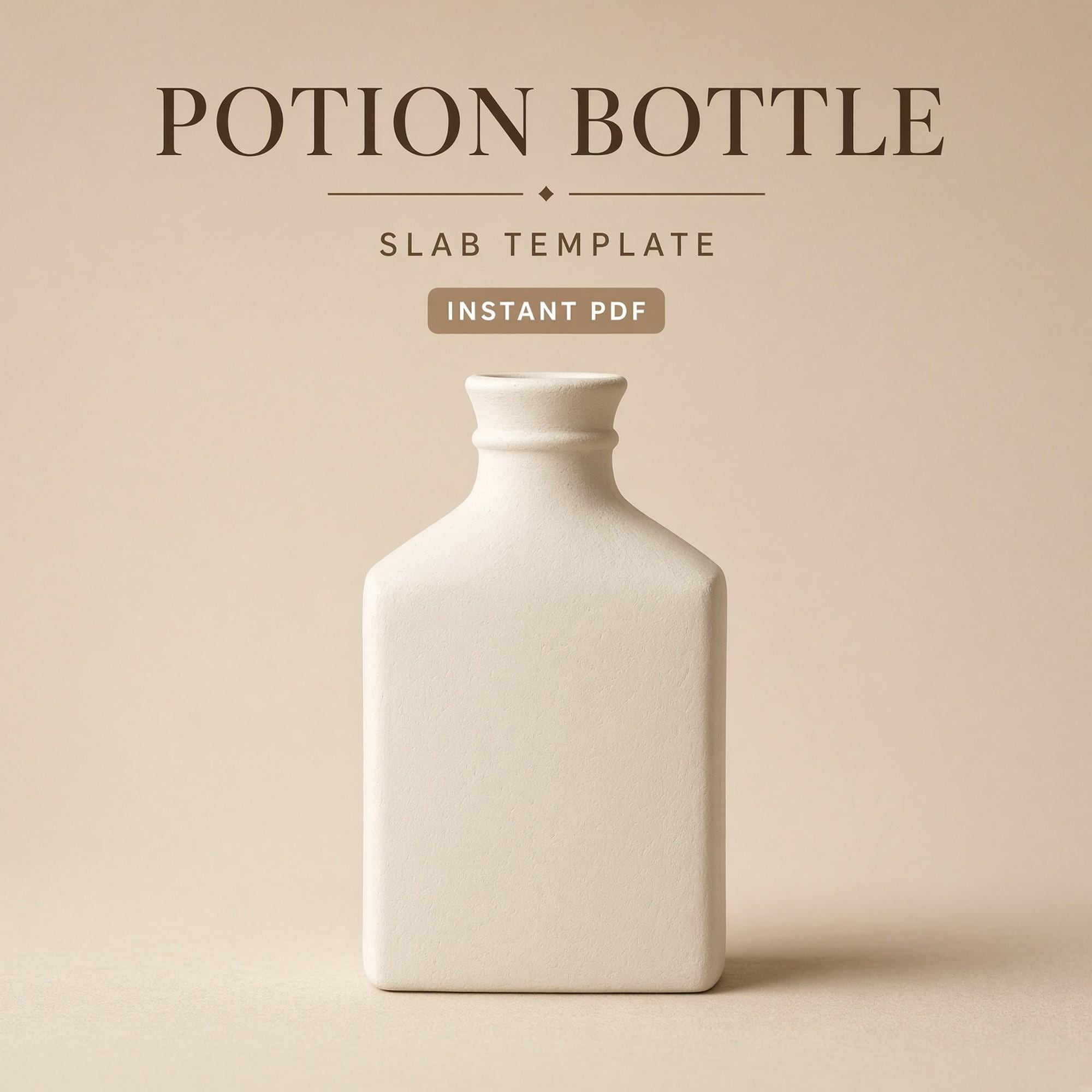 Potion Bottle Slab Template
