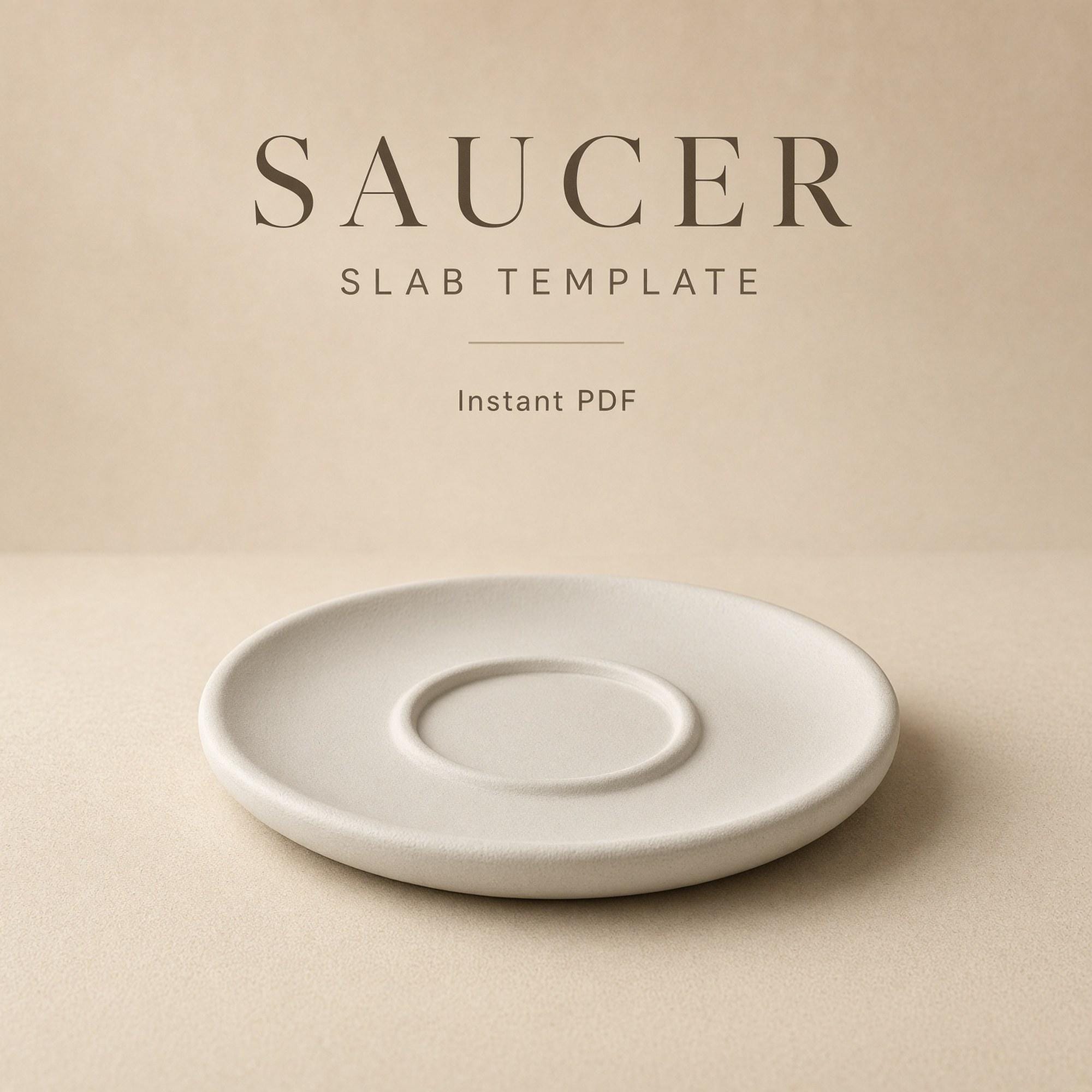 Pottery Saucer Template