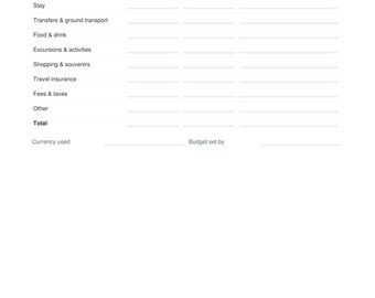 Travel Advisor Client Pack Dominican Republic | White Label Trip Planner, Itinerary, Packing & Budget Worksheets | Printable + Fillable PDF