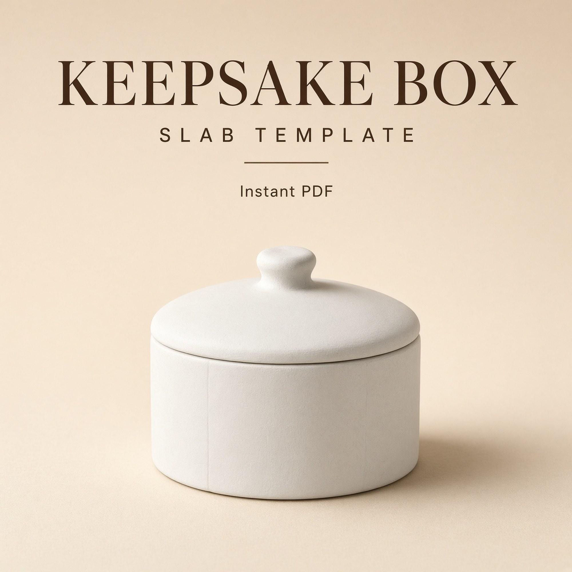 Keepsake Box Pottery Template