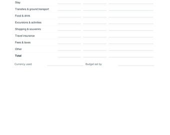 Travel Advisor Client Pack Punta Cana | White Label Trip Planner, Itinerary, Packing & Budget Worksheets | Printable + Fillable PDF
