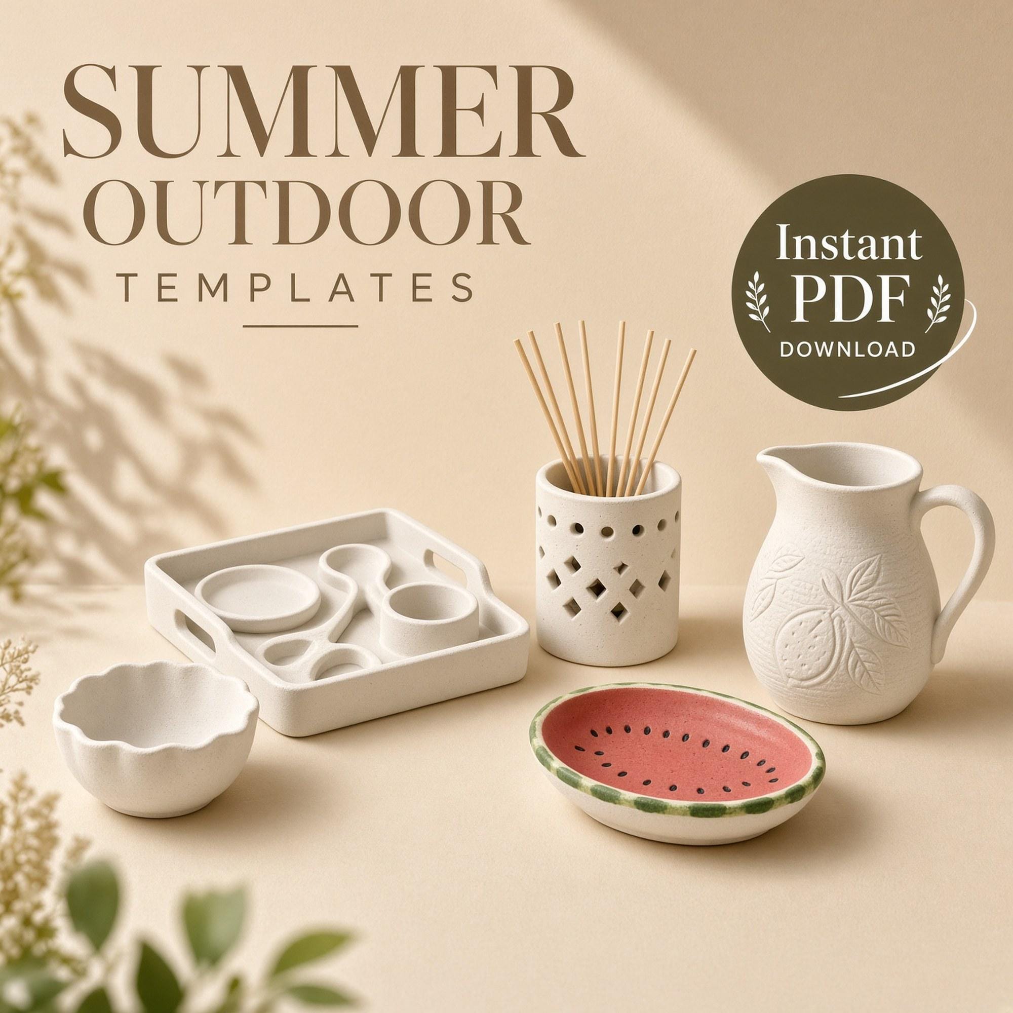 Slab Pottery Summer Outdoor Pottery Kit