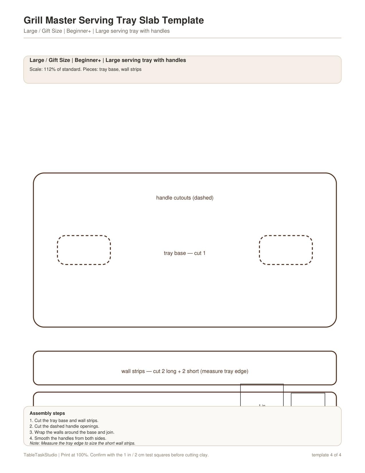 Grill Serving Tray