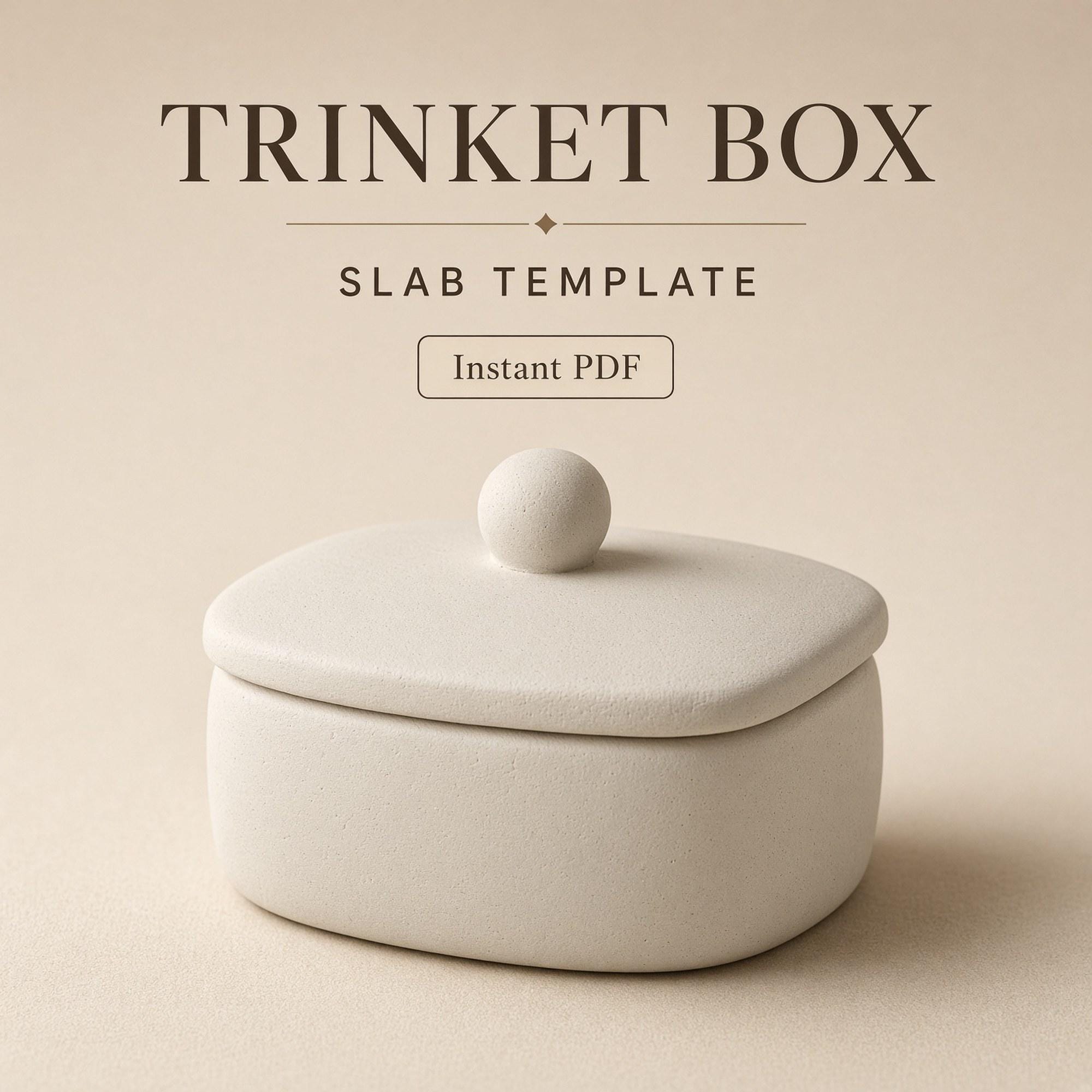 Trinket Box Pottery Template