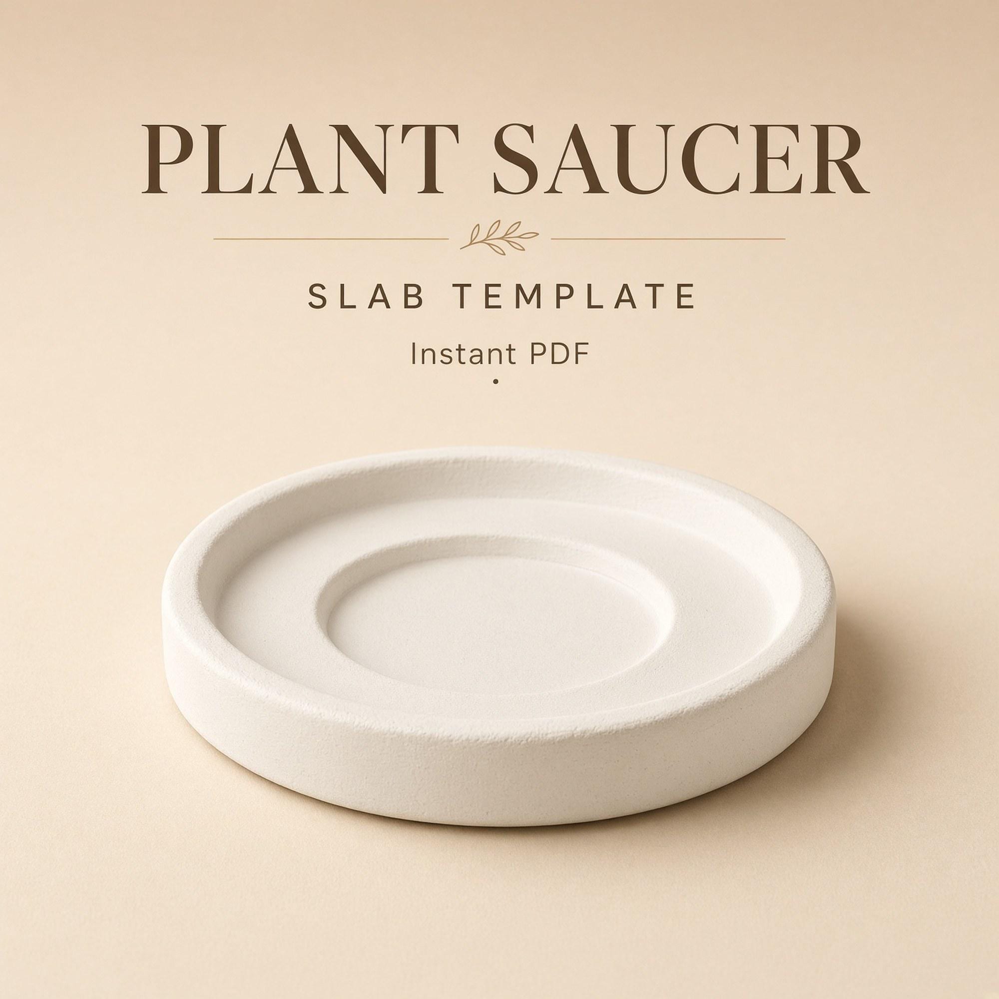 Plant Saucer Pottery Template
