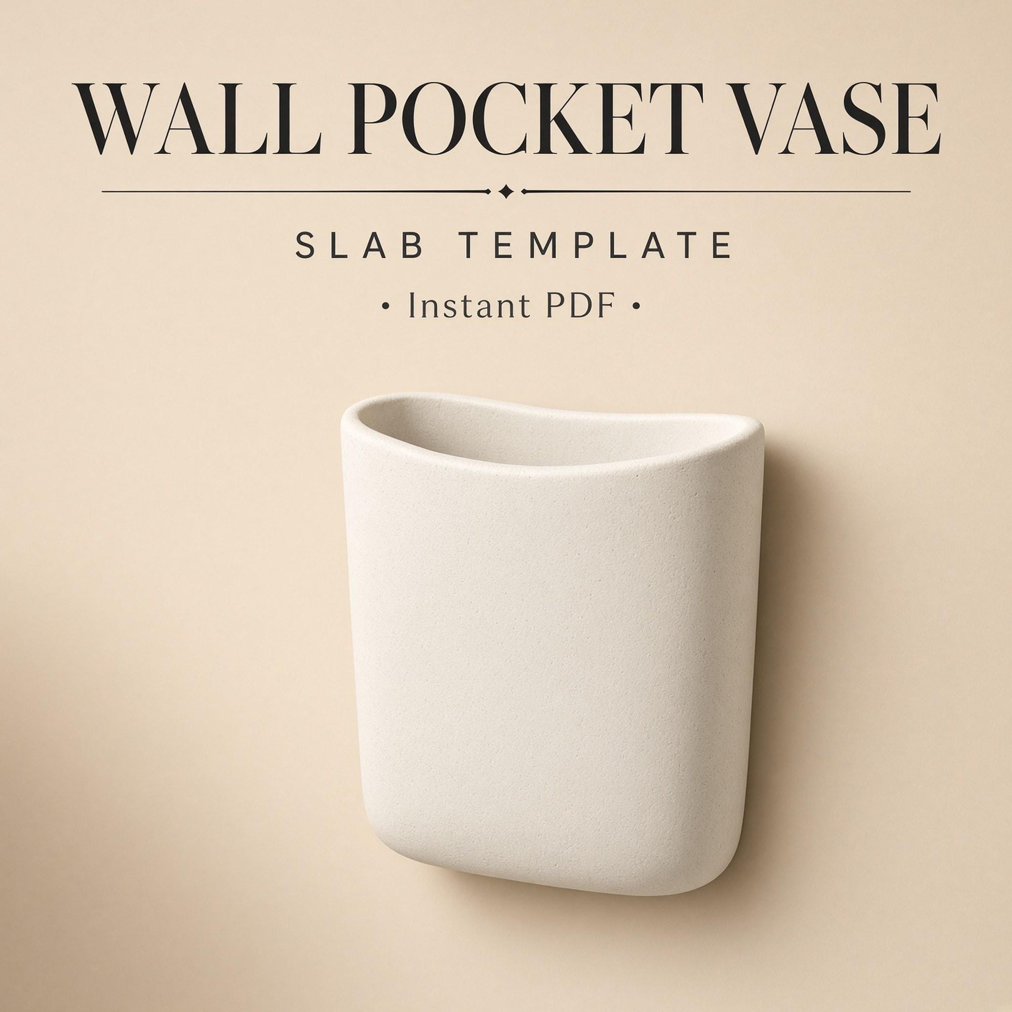 Stocking Wall Pocket Pottery Template