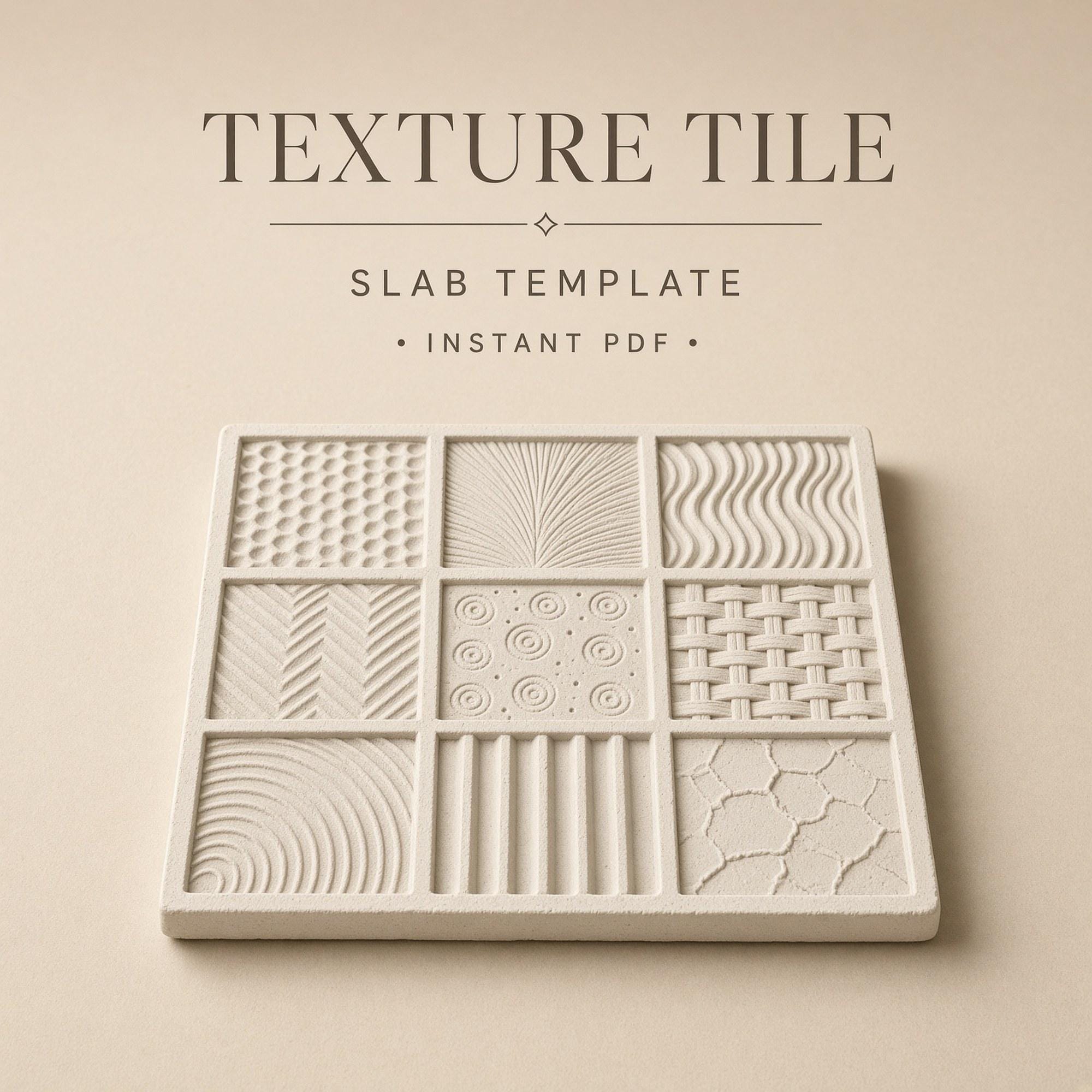 Pottery Texture Tile Sampler Template