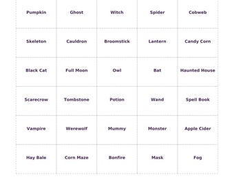 Halloween Party Games Printable Bundle | 12 Games | Bingo Trivia Word Search Charades | Family Friendly