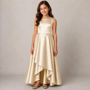 champagne junior bridesmaid dress Dresses Formal dress Women's US Size:10 smooth fabric strapless dress KNITTED MIDI BODYCON DRESS Chiffon Neckline