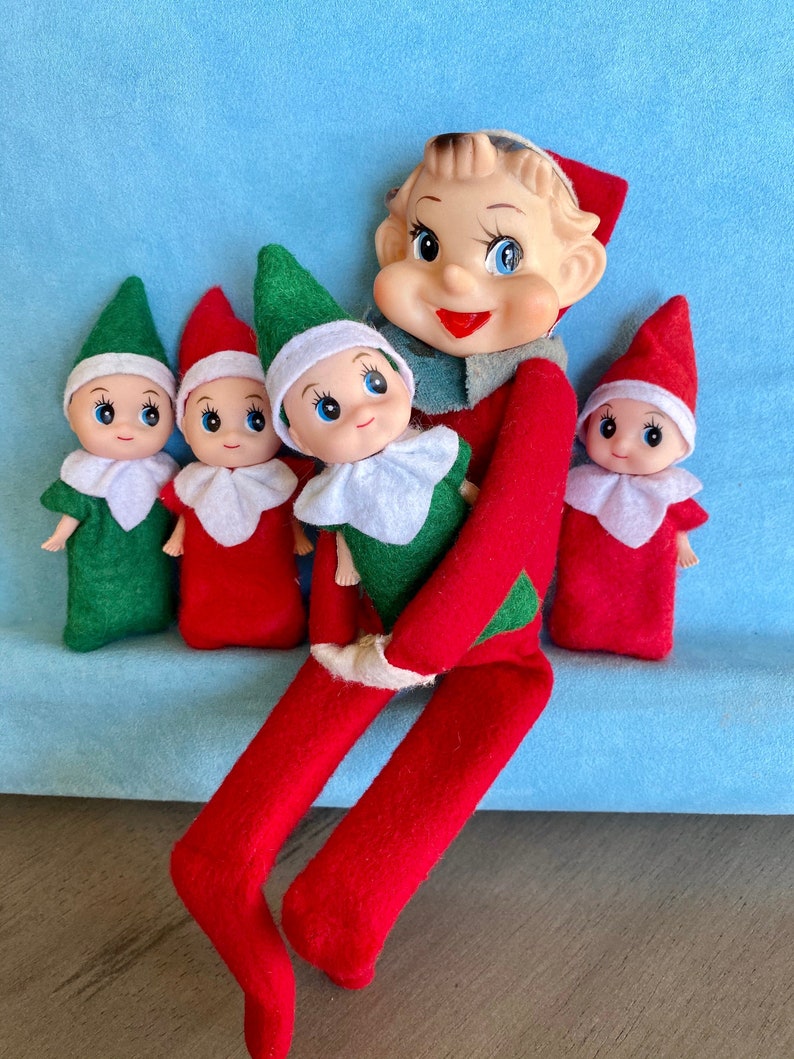 Elf Baby Twins Two Little Christmas Elves an Elf Baby Boy | Etsy