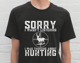 Funny Hunting T Shirt, Hunter Shirt, Graphic Hunting Tee, Gift for Dad, Men's T-Shirt,Grandpa TShirt, Deer Shirt