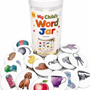 My Child's Word Jar | SLP created | Speech Therapy Activity | Early Language Development | Toddler Learning