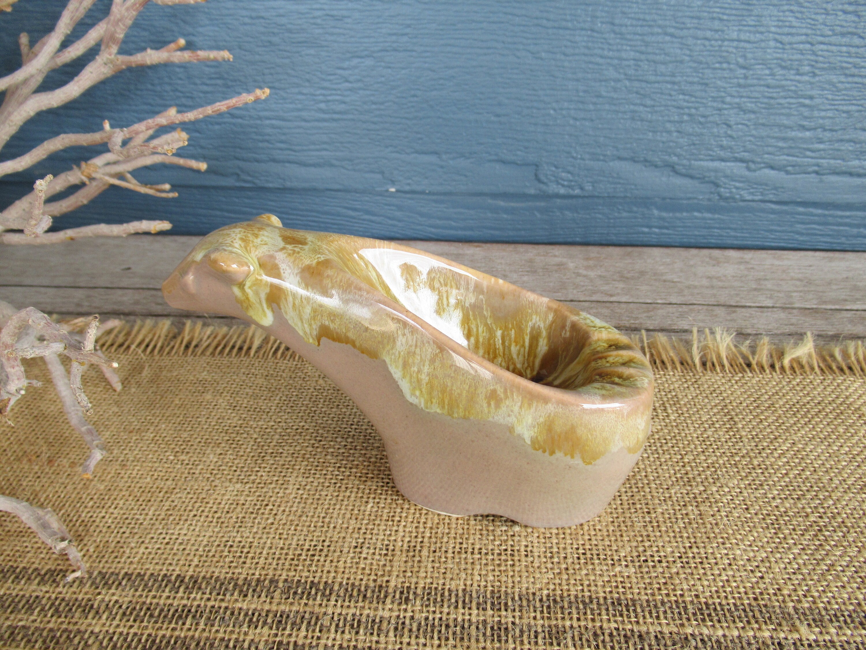 Vintage Ceramic Ashtray Mid Century Modern Ashtray Polar Etsy Canada