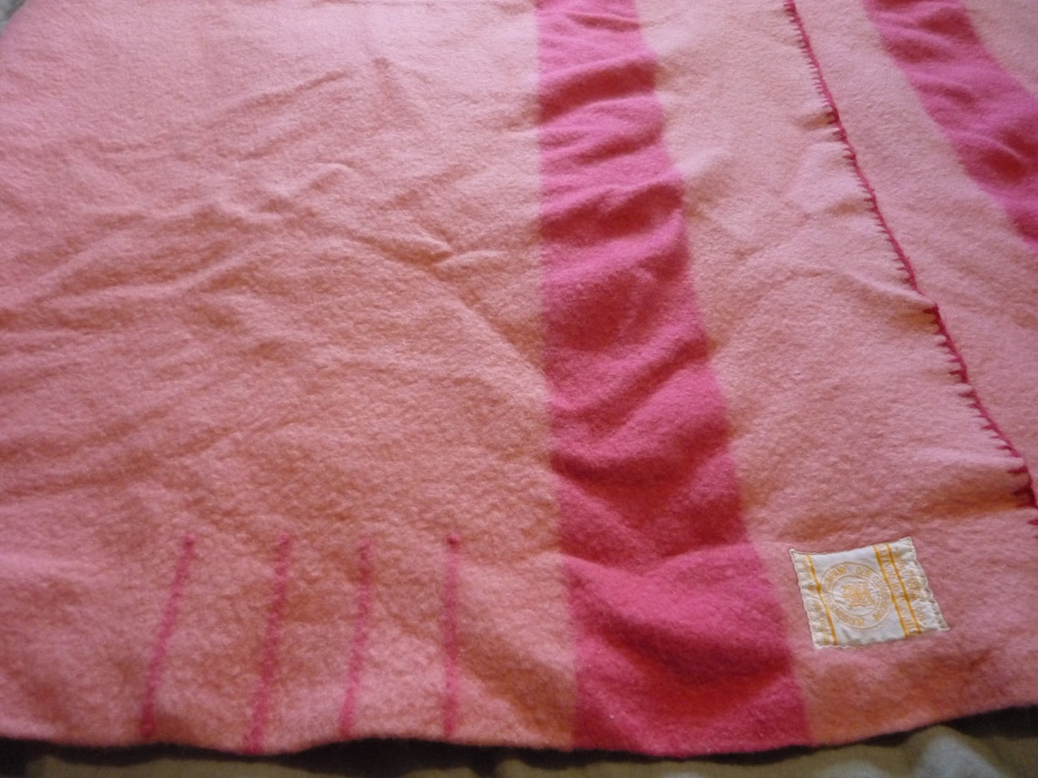 Vintage Hudson's Bay Point Blanket 4 Point Trader Etsy