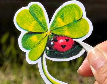 Clover Ladybug- B GRADE STICKERS