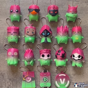 Gummy Sprite Keychains – Custom Gamer Backpack Buddies 3D Printed