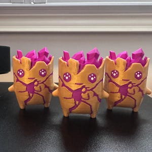 4" Gold Sprite  – 3D Printed Custom Gamer Buddies