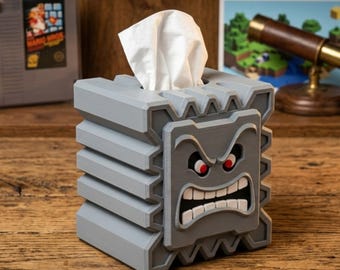 Whimsical Tissue Box Cover Thwomp