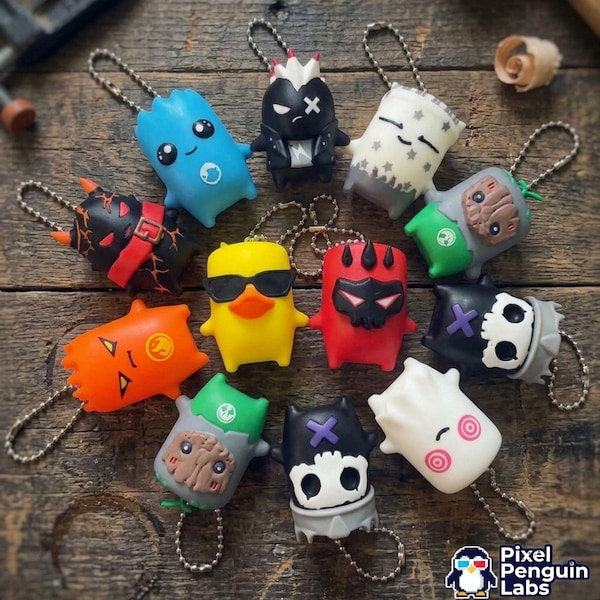 Porte-clés Sprite – Accessoires de sac à dos de gamer personnalisés imprimés en 3D