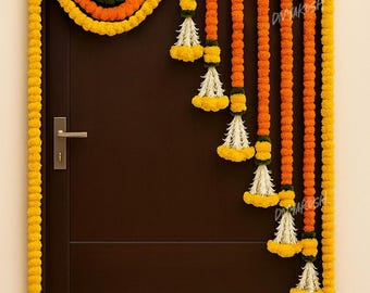 Multicolor Toran Bandhanwar for Door Entrance,Temple Door | 40 Inch | Festive Wall Hanging for Home Decoration, Office Decor, Diwali