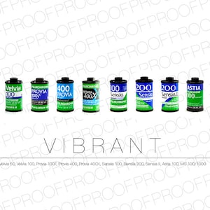 Fujifilm &quot;Vibrant&quot; 35mm Film Poster