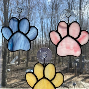 Paw Print Sun Catcher