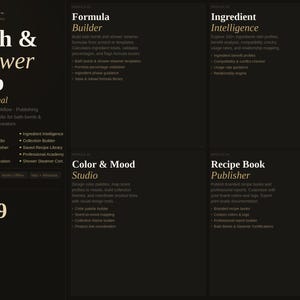 Bath Bomb Software – Formulation, Recipe Builder, Ingredient Guide (Digital Download)