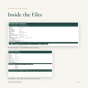 Event Production Schedule Template | Load-In to Load-Out Timeline (Excel) image 3
