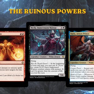 Proxy Deck The Powers Warhammer Commander – Abaddon Chaos Cascade EDH 100 Cards Custom Fantasy Art