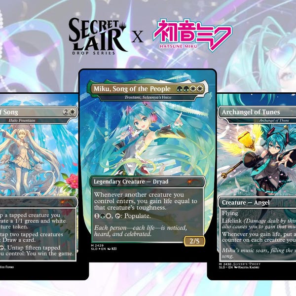 Hatsune Miku Inspired Proxy Deck – 100 Card Commander Deck | Music Themed Custom Artwork | Populate, Tokens & Lifegain