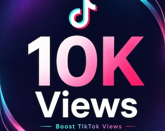 10.000 TikTok-weergaven, snelle accountgroei, betrokkenheid boost echte promotie