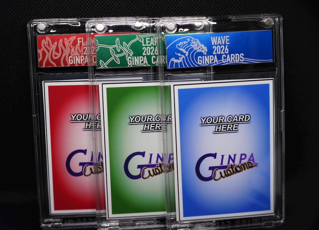 Custom Laser Engraved Aluminum Trading Card Label With Zion Magpro