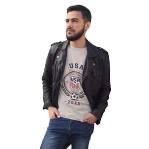 2026 USA Soccer Shirt | USMNT Football Tee | Retro Fan T-Shirt image 2