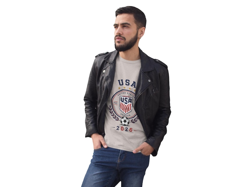 2026 USA Soccer Shirt | USMNT Football Tee | Retro Fan T-Shirt image 2