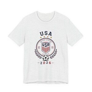 2026 USA Soccer Shirt | USMNT Football Tee | Retro Fan T-Shirt image 4