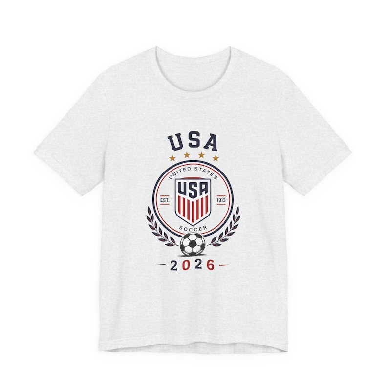 2026 USA Soccer Shirt | USMNT Football Tee | Retro Fan T-Shirt image 4