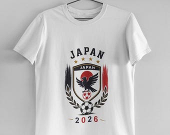 Japan Soccer Shirt | Samurai Blue Football Tee | 2026 Football Emblem