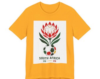 South Africa Soccer Shirt | Bafana Bafana World Cup 2026 Fan Tee | Football T-Shirt