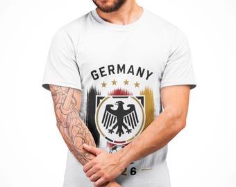 Germany Eagle Crest Soccer Tee | Vintage Football Fan Shirt