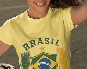 Vintage Brazil Soccer Shirt | Brazilian Football Tee | 2026 Fan T-Shirt