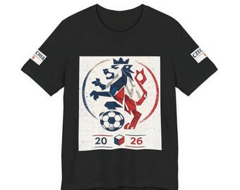 Czechia Soccer Shirt | Czech Republic Football Tee | 2026 World Cup