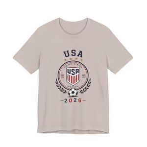 2026 USA Soccer Shirt | USMNT Football Tee | Retro Fan T-Shirt image 5