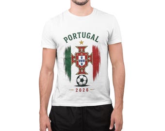 Portugal Soccer Fan Tee | Vintage Football Supporters Shirt 2026