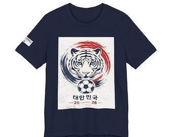 South Korea World Cup 2026 Soccer Shirt | Football Graphic Tee | Korea Fan Apparel